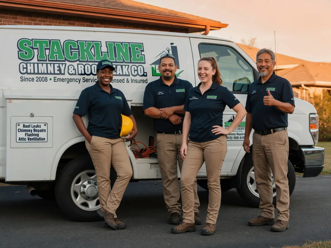 Chimney flashing repair company in Lawndale, NC